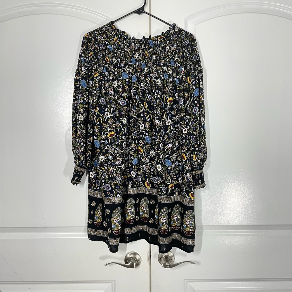 Zara Floral Babydoll Long Sleeves Dress size XS - Picture 2 of 10